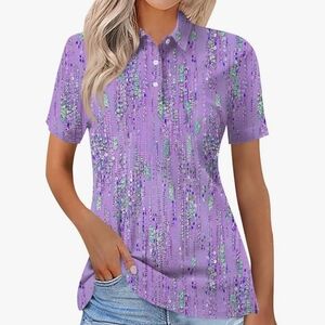 Purple Sequin Women's Top